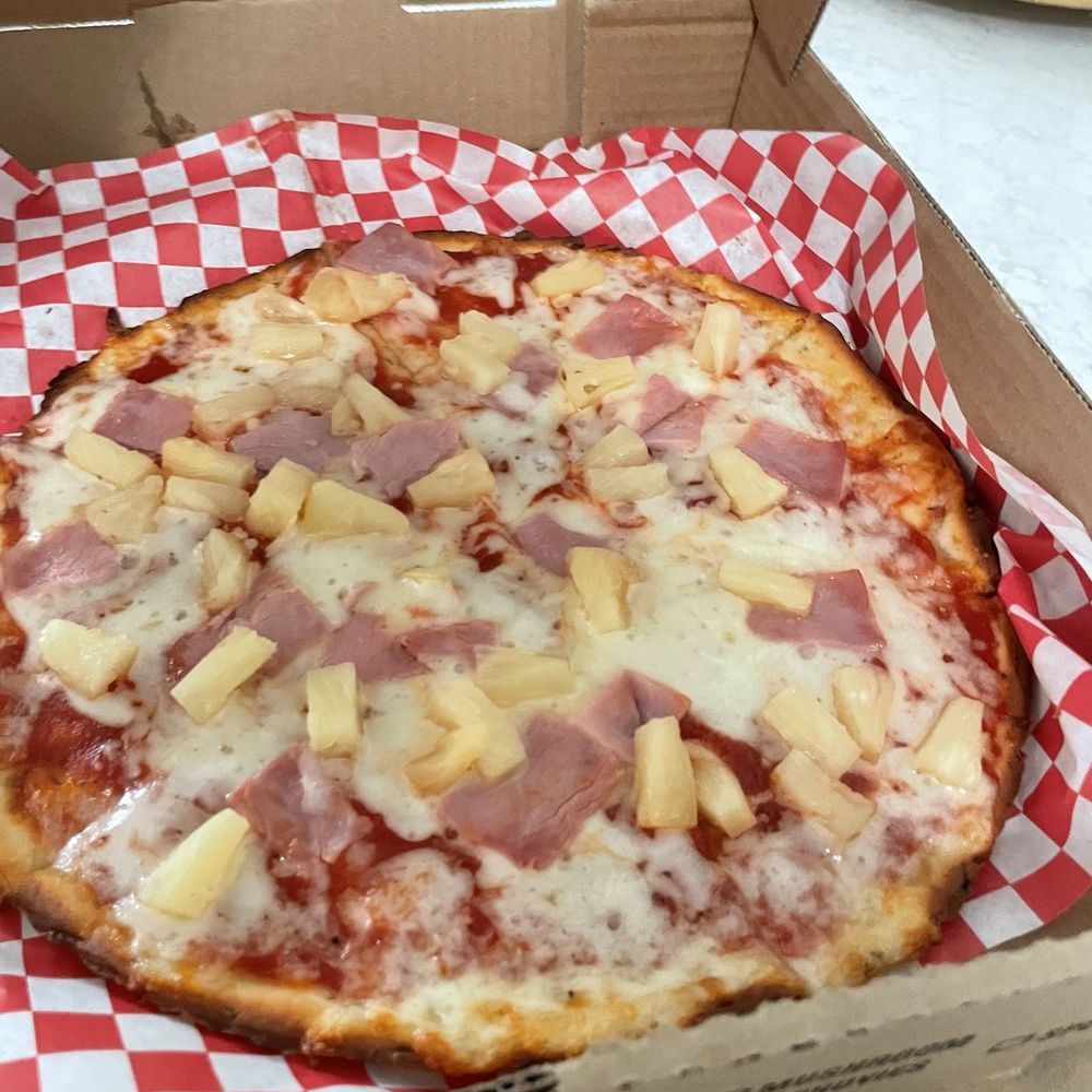 Pizza Stop - Hawaiian gluten free pizza - Pizza Near Me - Southern Shores, North Carolina Pizza Stop - Hawaiian gluten free pizza - Pizza Near Me - Southern Shores, North Carolina