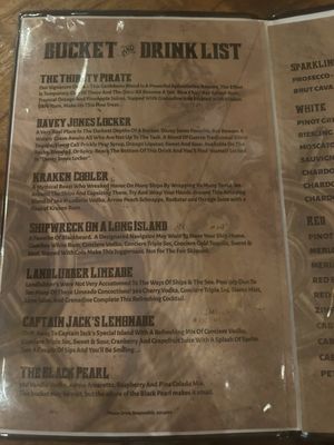 Menu photo 5 Black Pearl Restaurant Parker, AZ