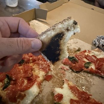 Antico Pizza - Burned crust - Pizza Near Me - Atlanta, Georgia