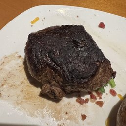 My hockey puck medium steak.