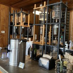 Dos Coffee & Wine - Really cool apparatus for slow drip coffee