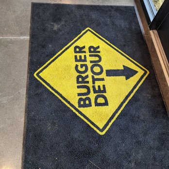 Burger Detour - The placemat, that let you know that you've successfully detoured - Burgers Near Me - Omaha, Nebraska