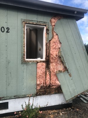 Siding job - This is a repair from bad siding Siding job - This is a repair from bad siding