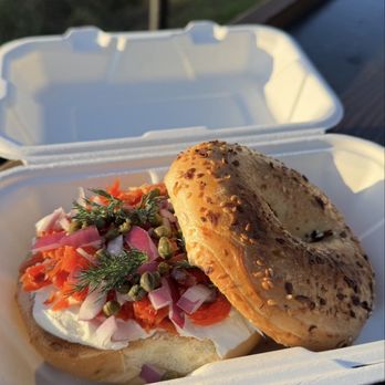 The Cabin Drive-Thru - Wild Salmon Bagel! - Coffee & Tea Near Me - Stevenson, Washington The Cabin Drive-Thru - Wild Salmon Bagel! - Coffee & Tea Near Me - Stevenson, Washington