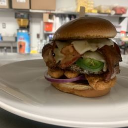 The infamous Chicken Burger!!