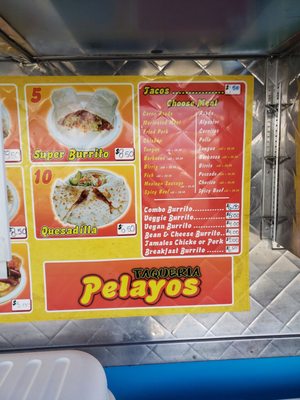 Menu photo 2 Taqueria Pelayos Astoria, OR Menu photo 2 Taqueria Pelayos Astoria, OR