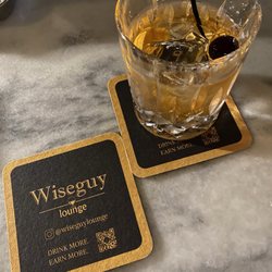 Goodfellas Pizzeria - Old fashioned at the Wiseguy lounge in the lower level of Goodfellas pizzeria