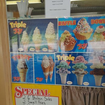 Hammer's Custard & Subs - Illustrated menu in the window - Sandwiches Near Me - Valencia, Pennsylvania