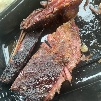 Johnny's Steaks & Bar-Be-Que - Bad dried up old Pork ribs - Steakhouses Near Me - Salado, Texas