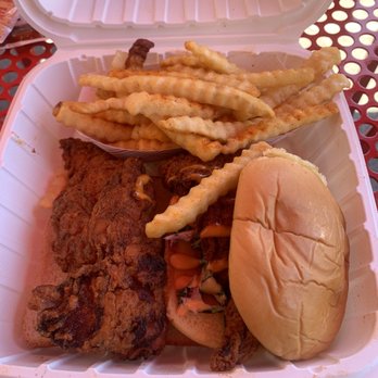 Dave's Hot Chicken - Dave's #3 1 Tender & 1 Slider w/ Fries - Chicken Shop Near Me - Dublin, California Dave's Hot Chicken - Dave's #3 1 Tender & 1 Slider w/ Fries - Chicken Shop Near Me - Dublin, California