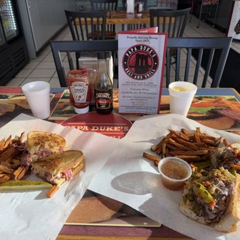 Papa Duke's Deli & Grill - Reuben, French Fries, Chicago Italian Beef Sub - Delis Near Me - Poway, California