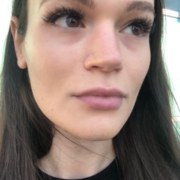 No makeup, just lash extensions by Jennifer. Amazing! No makeup, just lash extensions by Jennifer. Amazing!