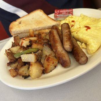 Cafe 222 - Eggs, potatoes, sausage and toast. - Breakfast & Brunch Near Me - San Diego, California Cafe 222 - Eggs, potatoes, sausage and toast. - Breakfast & Brunch Near Me - San Diego, California