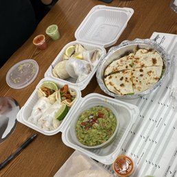 Pollo Taco Fish Taco quesadilla Pollo Taco Fish Taco quesadilla