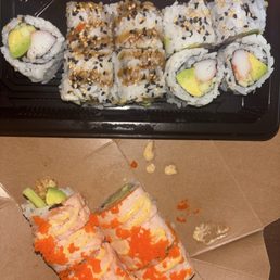 Cali, Shrimp Temura, Pink Dragon Cali, Shrimp Temura, Pink Dragon