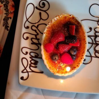 Ruth's Chris Steakhouse - Birthday creme brulee! - Steakhouses Near Me - Ann Arbor, Michigan