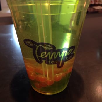 Tempo Tea Bar - Warm green apple bubble tea - it was delicious! - Bubble Tea Near Me - Glasgow, GLG