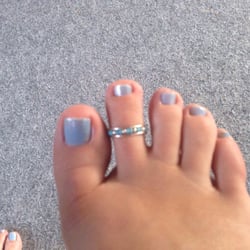 Tips To Toes Nail Spa - Something blue!  Wedding toes