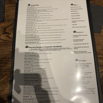 Local Goat - Menu - New American Near Me - Pigeon Forge, Tennessee