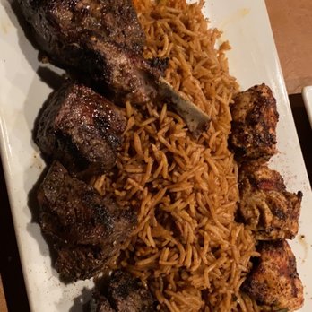 Afghan Bistro - Chicken and Beef Tenderloin and Chicken Kabob Combo - Afghan Near Me - Springfield, Virginia Afghan Bistro - Chicken and Beef Tenderloin and Chicken Kabob Combo - Afghan Near Me - Springfield, Virginia