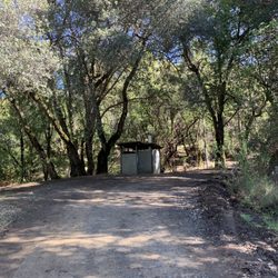 Sheldon Creek Recreation Site - Beyond the outhouse there are 2 bigger campsites.