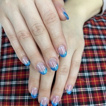 Instyle Nails - Full set French tip - Nail Salons Near Me - San Diego, California