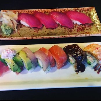 Sakae Sushi - maguro & rainbow roll - Japanese Near Me - Burlingame, California