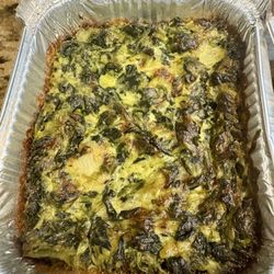 Southern Style Chicken & Waffle - Homemade Creamed Spinach