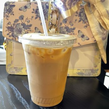 Dova Cafe - Horchata latte  Was 8/10 - Coffee & Tea Near Me - Ontario, California