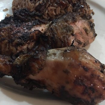 Cutlass Grille - Jerk chicken with rice and peas - Caribbean Near Me - Chesapeake, Virginia