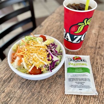 Fazoli's - House Side Salad and drink was $3.99 more! Nice sized salad - Italian Near Me - Orlando, Florida Fazoli's - House Side Salad and drink was $3.99 more! Nice sized salad - Italian Near Me - Orlando, Florida