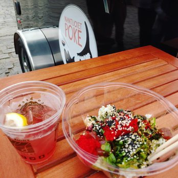 Nantucket Poke - Tako, Tuna, Masago, & Seaweed Salad - Poke Near Me Nantucket Poke - Tako, Tuna, Masago, & Seaweed Salad - Poke Near Me