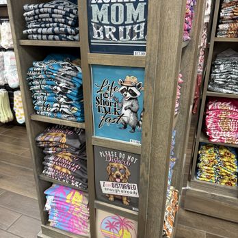 Buc-ee's - Some of the available shirt designs - Souvenir Shops Near Me - Pass Christian, Mississippi