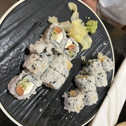 VKI Japanese Steak House & Sushi Bar - Philly roll and Shrimp Tempura