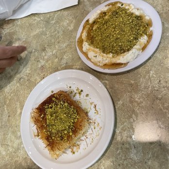 Aleppo's Kitchen - Knafeh, Cream Pudding - Mediterranean Near Me - Anaheim, California Aleppo's Kitchen - Knafeh, Cream Pudding - Mediterranean Near Me - Anaheim, California