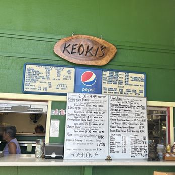 Keoki's - Menu - Breakfast & Brunch Near Me - Lihue, Hawaii