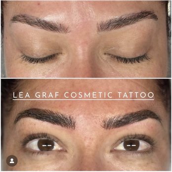 Lea Graf Cosmetic Tattoo - Before and after - Permanent Makeup Near Me - Livermore, California