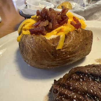Texas Roadhouse - Loaded Baked Potato - Steakhouses Near Me - Sandy, Utah Texas Roadhouse - Loaded Baked Potato - Steakhouses Near Me - Sandy, Utah