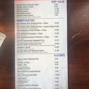 Go Brit! - Menu - Fish & Chips Near Me - Lewes, Delaware Go Brit! - Menu - Fish & Chips Near Me - Lewes, Delaware