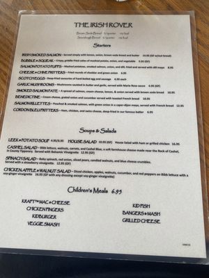 Menu photo 3 The Irish Rover Louisville, KY