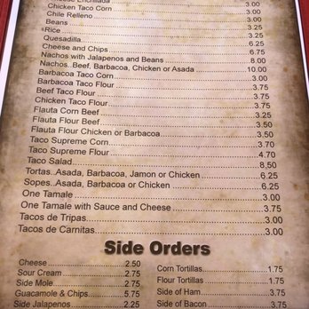 El Tapatio - More of the menu... - Mexican Near Me - Porterville, California El Tapatio - More of the menu... - Mexican Near Me - Porterville, California