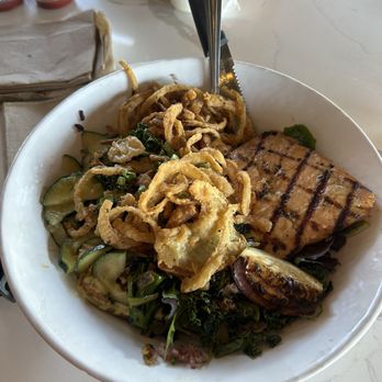 The Stand - American Classics Redefined - Miso Salmon Bowl - New American Near Me - San Diego, California The Stand - American Classics Redefined - Miso Salmon Bowl - New American Near Me - San Diego, California