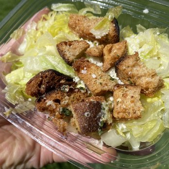 Parkside Snack Bar - Caesar $5 - The croutons and dressing were good, the lettuce was nasty, old and withered. - Fast Food Near Me - Stinson Beach, California