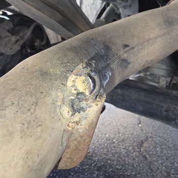 Plateau Motors - The weld that snapped less than 4 days after leaving the shop. Anything look out of place? - Auto Repair Near Me - Sammamish, Washington
