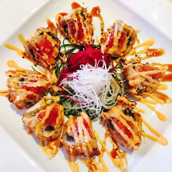 Le Sushi - Mushroom stuff w/spicy tuna tempura fried! - Sushi Bars Near Me - Valley Village, California Le Sushi - Mushroom stuff w/spicy tuna tempura fried! - Sushi Bars Near Me - Valley Village, California