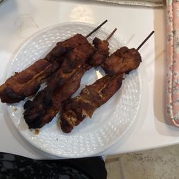 The dry yakitori. The dry yakitori.
