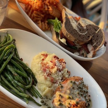 82 Degrees - Stuffed Chicken and Grouper BLT - Seafood Near Me - St. Pete Beach, Florida 82 Degrees - Stuffed Chicken and Grouper BLT - Seafood Near Me - St. Pete Beach, Florida