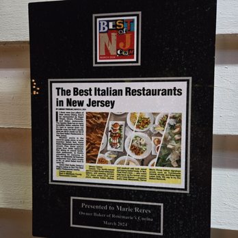 Rosemarie’s Cucina - Local award - Desserts Near Me - Clinton, New Jersey Rosemarie’s Cucina - Local award - Desserts Near Me - Clinton, New Jersey