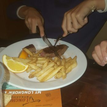 LongHorn Steakhouse - Kids steak (there wasn't a drop left!) - Steakhouses Near Me - Dawsonville, Georgia