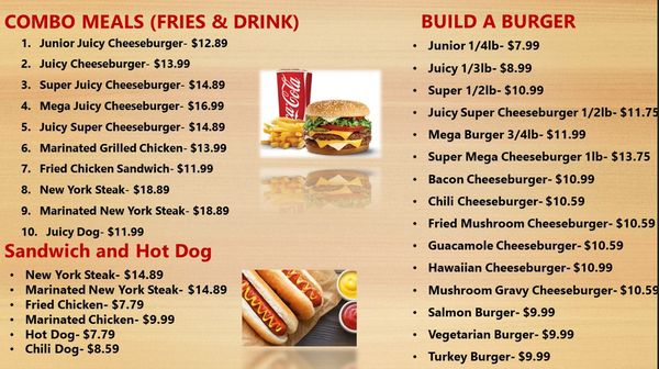 Menu photo 6 Juicy Burger San Jose, CA